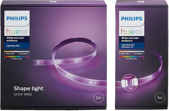 *Vorbei* Philips Hue LightStrip Plus Set ab 54€ – LED-Lichtsystem 2m + 1m Erweiterung