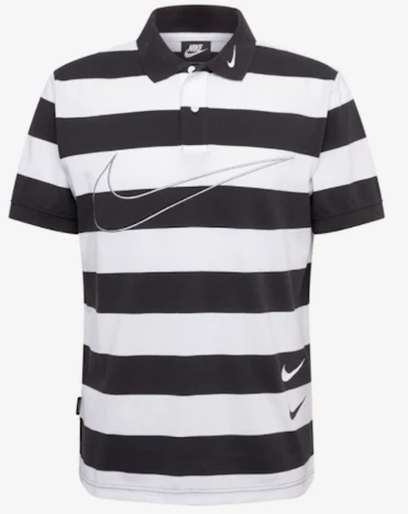Nike Sportswear Poloshirt für 18€ - in Grau/Weiß, Größe S-L