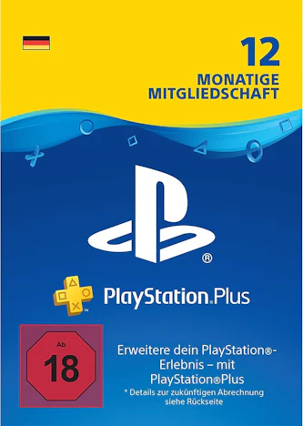 12 Monate PlayStation Plus Mitgliedschaft für 45€