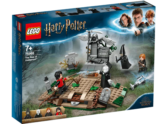 Lego Harry Potter - Der Aufstieg von Voldemort für 16€ – Set mit 184 Steinen und 4 Mini-Figuren (3 mit Nase)