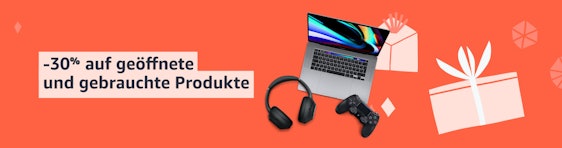 Amazon Warehouse Deals zum Black Friday » 30% Extra-Rabatt auf über 60.000 Artikel