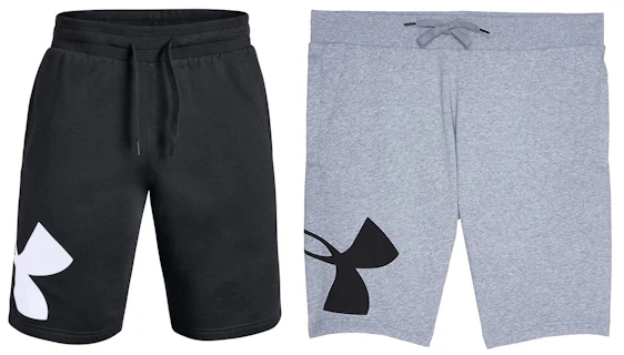 2x Under Armour Rival Fleece Shorts für 40€ - in zwei Farben, mit Logo-Print