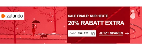 20% Rabatt im Sale bei Zalando - auf über 150.000 Artikel