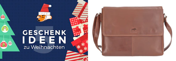 Geschenkidee für Vintageverliebte: Solo Pelle Leder-Tasche 'Henry' für 99€