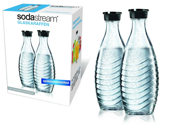 SodaStream DuoPack ab 14€ - 2 Glaskaraffen (0,6l), spülmaschinenfest
