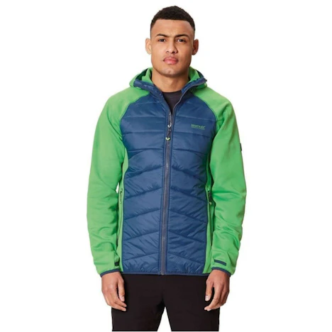 Regatta Andreson lll Hybrid Softshell Jacket Men fairwy green / dark denim: Spart 2,66€