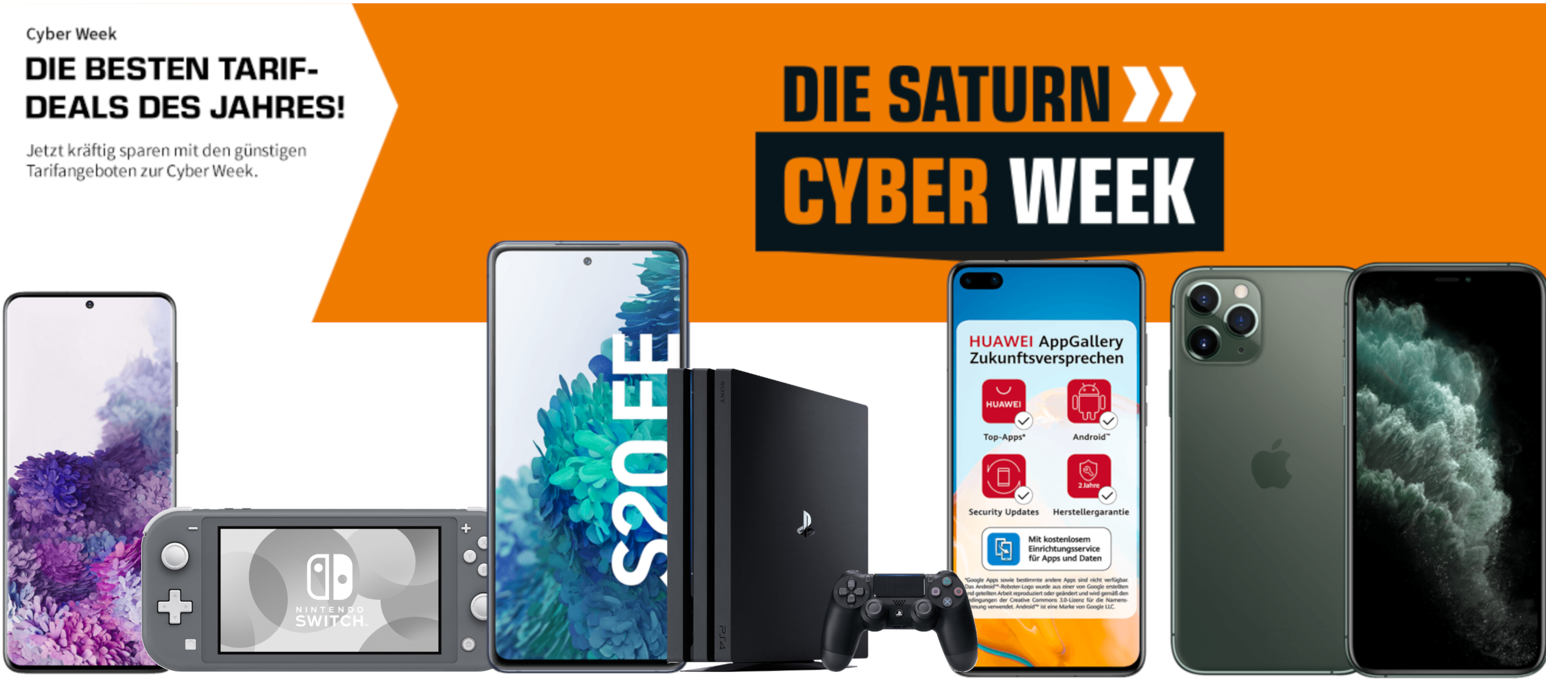 Zum Cyber Monday: Tarifkracher bei Saturn 📱💸 » Die besten Vertragsdeals auf einen Blick
