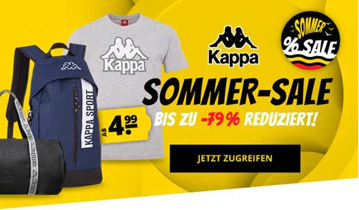 Letzter Tag! Kappa Sale bei SportSpar – z.B.: Kappa Tewi Herren-Kapuzenjacke für 18€