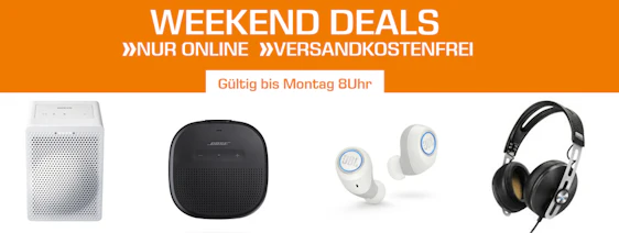 TV- und Audio-Weekend bei Saturn - z.B. Bose SoundLink Micro für 69€