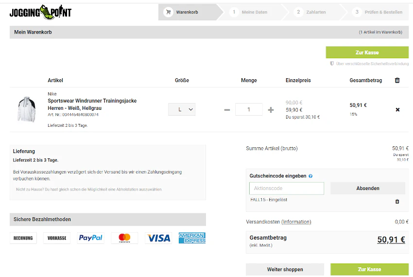 jogging-point-fall-warenkorb