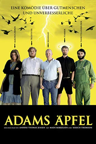 Adams Äpfel gratis in der SRF-Mediathek – Komödie mit Mads Mikkelsen und Ulrich Thomsen, in der Schweiz streambar