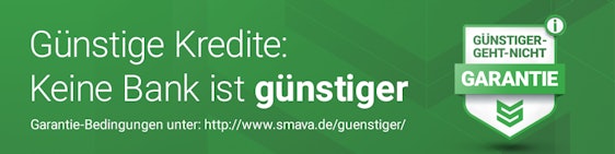 Smava Günstiger-Geht-Nicht-Garantie » Kreditvergleich 0,1 Prozentpunkte günstiger als alle Angebote 💸