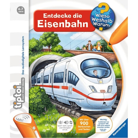 Ravensburger tiptoi - Entdecke die Eisenbahn mit 35% Rabatt