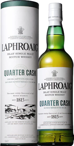 Laphroaig Quarter Cask Islay Single Malt für 25€ - 0,7l Scotch Whisky mit 48%