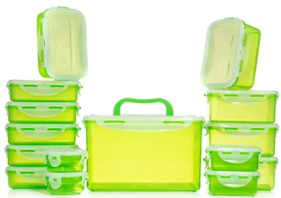 15 LocknLock Dosen in diversen Größen und Farben für 20€ – mikrowellen- und gefrierschrankgeeignet