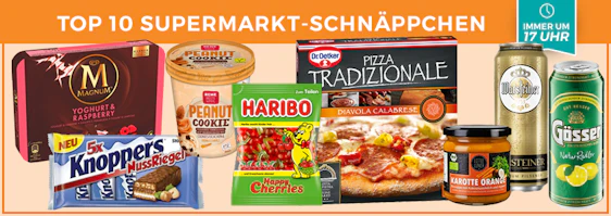 Top 10 Supermarkt Schnäppchen der KW 29 - z. B. Haribo Fruchtgummis oder Lakritz für 0,59€