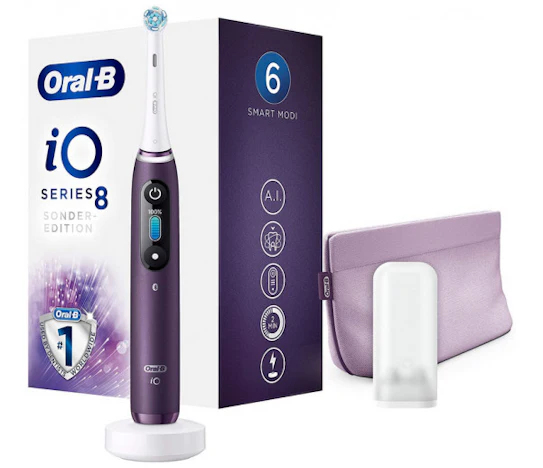 Oral-B iO 8 Special Edition für 157€ - elektrische Zahnbürste mit Magnet-Technologie & interaktivem OLED-Farbdisplay