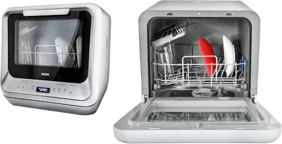 Koenic KDW 1112 für 184€ – Tischgeschirrspüler mit 6 Programmen, freistehend, 58 dB (A), EEK A