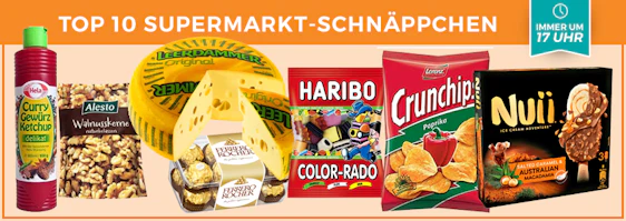 Top 10 Supermarkt-Schnäppchen der KW 40 🛒 - z. B. Leerdammer Käse für 0,79€/100g 🧀