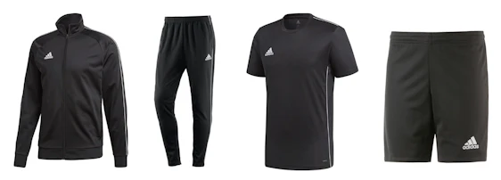 Adidas Core 18-Set für 41€ - 4-tlg. Trainings-Set in verschiedenen Farben