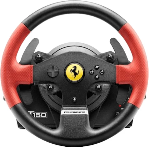 Thrustmaster T150 Ferrari Edition für 117€ - Gaming-Lenkrad mit 2-Pedalset