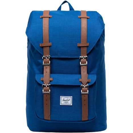 Herschel Little America Backpack Mid-Volume monaco blue crosshatch (2019/2020) mit 44% Nachlass