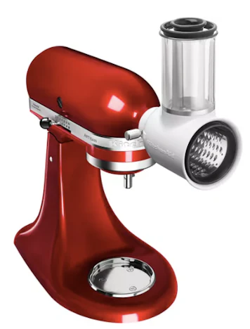 Veggie Set KitchenAid Artisan für 445€ - 4.8 l-Küchenmaschine und Gemüseschneider in Empire Rot