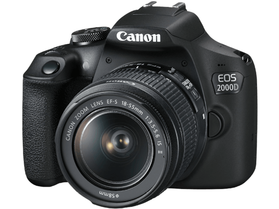 Canon EOS 2000D für 289€ – 24MP Spiegelreflexkamera im Kit mit 18-55mm Objektiv