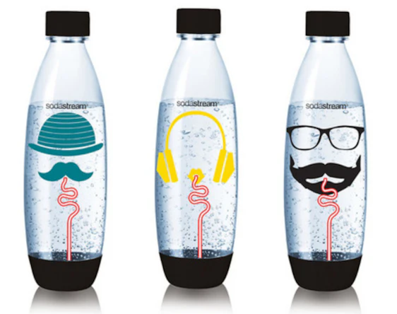 3x SodaStream Hipster für 19€ - PET-Flaschen mit je 1 Liter Volumen