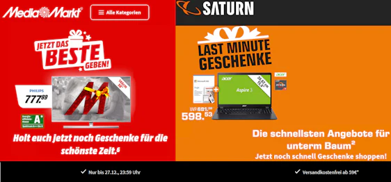 Endet heute! Weihnachtssale bei Media Markt und Saturn 🎄🎅 – z.B. Philips PUS8545 58" LED-4K-TV für 768€