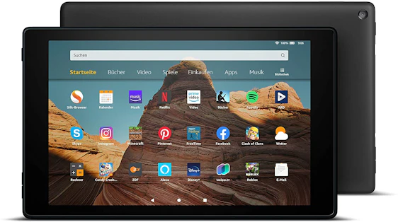 Amazon Fire HD 10 für 97€ - 10,1" Tablet mit Quad-core, 2GB RAM & 12h Akkulaufzeit
