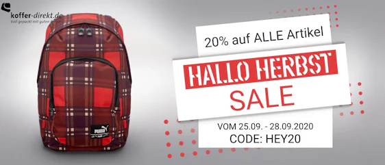 Bis zu 20% Rabatt auf alles bei Koffer-direkt.de – z.B.: Vaude Rotuma 35l Handgepäck-Trolley für 78€