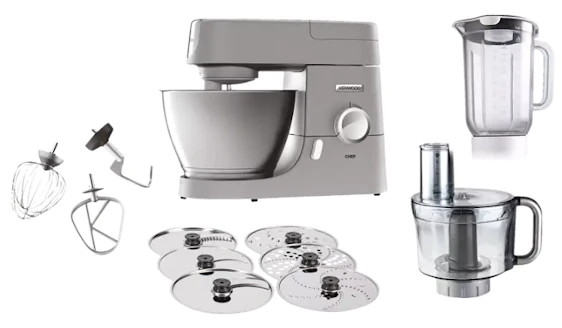 *Vorbei* Kenwood KVC3150S Chef für 270€ - 1.000W Küchenmaschine mit 5-teiligem Zubehörset