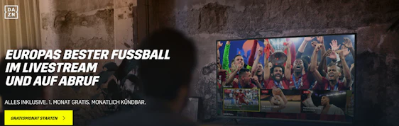 DAZN einen Monat gratis testen » Bundesliga & UEFA Champions League LIVE⚽ z.B. morgen: Lok Moskau – FC Bayern