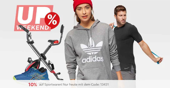 Otto Up Weekend: 10% Rabatt auf die Kategorie "Sportmode" – z.B.: Nike Air Max Alpha Savage für 65€