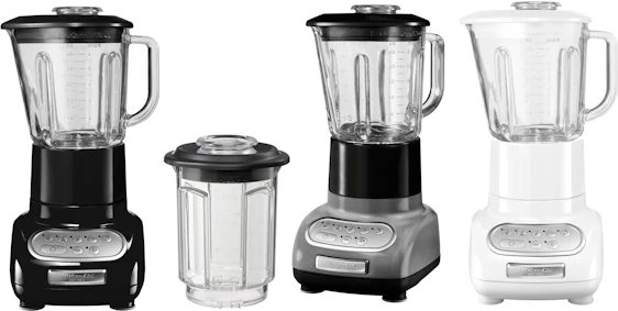 Kitchenaid 5KSB5553(E) Standmixer für 100€ – in Weiß, Schwarz oder Silber, 5 Leistungsstufen