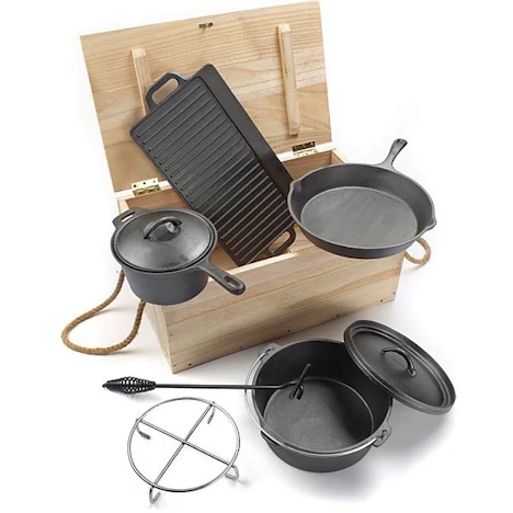 El Fuego AY 466 für 40€ - 7-teiliges Dutch Oven Set