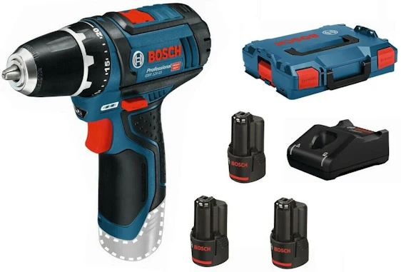 Bosch GSR 12V-15 für 114€ – Akku-Bohrschrauber mit 3x 2,0 Ah Akkus, L-Boxx 136 + Ladegerät