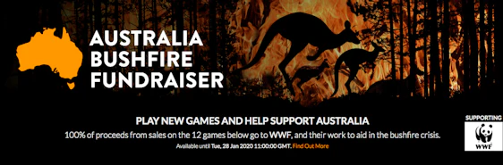 Australia Bushfire Fundraiser bei Fanatical 🐨 ❤️ – z.B. Rime (Steam) für 1€