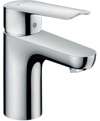 Hansgrohe Logis E 70mm Chrom für 29€ – Einhebel-Waschtischarmatur mit Zugstangen-Ablauf, nur Click&Collect