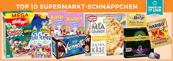 Top 10 Supermarkt-Schnäppchen der KW 44 🛒 - z. B. 2x Katjes Fruchtgummi für 0,89€