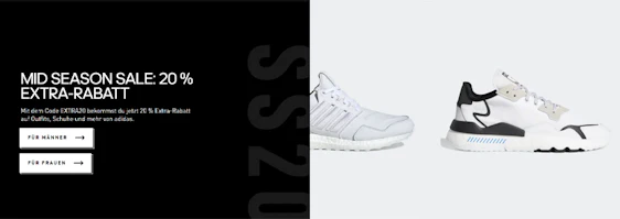 20% Extra-Rabatt im Mid Season Sale bei Adidas 👟 - z. B. Adidas Nite Jogger Star Wars für 78€ 😍