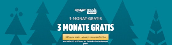 🤩 3 Monate Amazon Music Unlimited gratis streamen 🎶 - Millionen von Songs, unzählige Hörbücher & alle Spiele der Bundesliga live ⚽