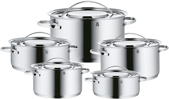 Bestpreis! WMF Gala Plus für 98€ – 5-teiliges Kochtopf-Set