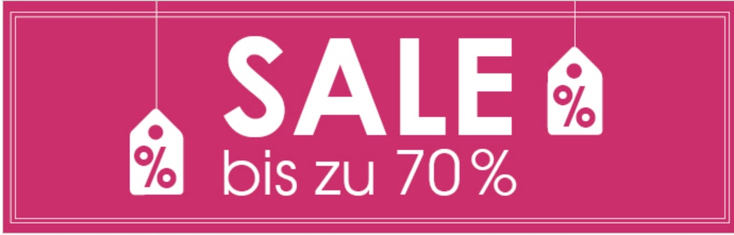 Ausgewählte Produkte mit bis zu 70 Prozent Rabatt