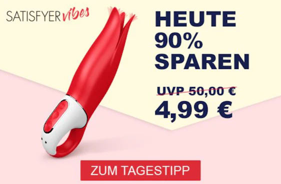 Satisfyer Vibes Power Flower für 10€ – Auflegevibrator mit 12 Vibrationsstufen, 18,5 cm