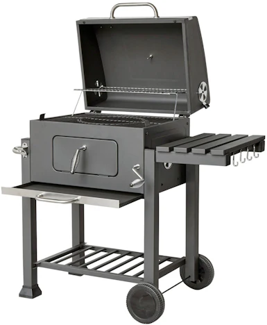 El Fuego "Ontario Deluxe" für 89€ – Holzkohlegrill mit 56 x 42 cm Grillfläche