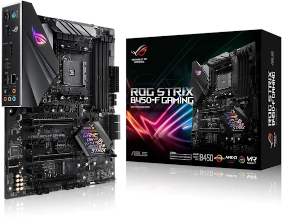Asus ROG Strix B450-F Gaming für 105€ - DDR4 Sockel AM4 Mainbord mit 4 RAM-Steckplätzen