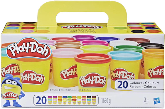 Hasbro Play-Doh Super-Farben-Set für 9€ – Knetdosen mit 20 verschiedenen Farben