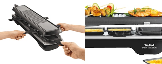 Tefal RE 5228 für 39€ - Raclettegrill mit 1.050 Watt, für 6 Personen
